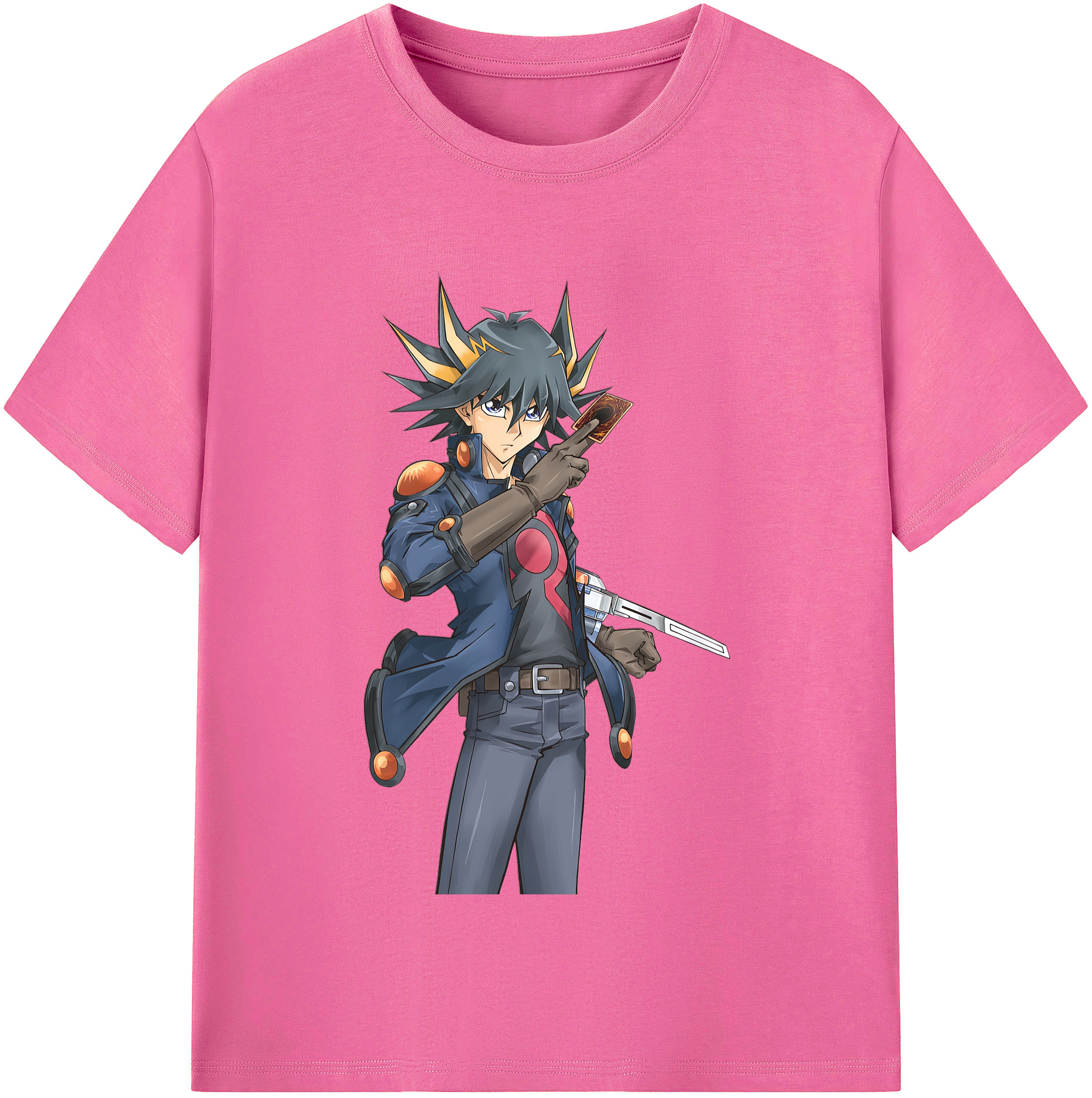 （画像用） 遊☆戯☆王 Yu-Gi-Oh! レディースカジュアルプリントTシャツ（綿100％）